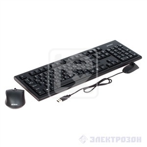 Комплект Клавіатура+миша A4 Tech 7100N Black USB
