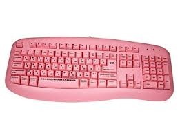 Клавіатура Sven Blonde Pink USB
