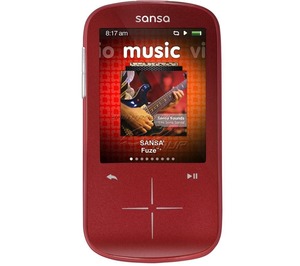 MP3/MP4 програвач SanDisk Sansa Fuze+ 4GB Red (SDMX20R-004GR-E57)