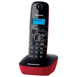 Телефон Panasonic KX-TG1611UAR Black Red