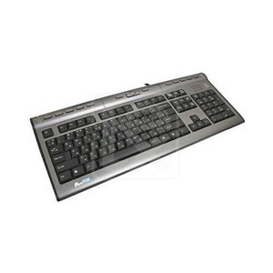 Клавіатура  A4 Tech KLS-23MU Black/Silver PS/2